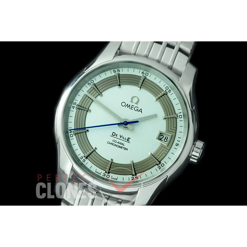 0 0 0 OMDEV-HV-101 XF/VSF Deville Hour Vision Date Automatic SS/LE White VS Cal 8500 Superclone