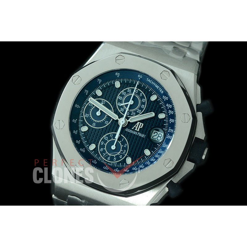 AAP00118S 2018 Royal Oak Chrono 26237 Re Edition SS/SS Blue A-3126 Sec@12
