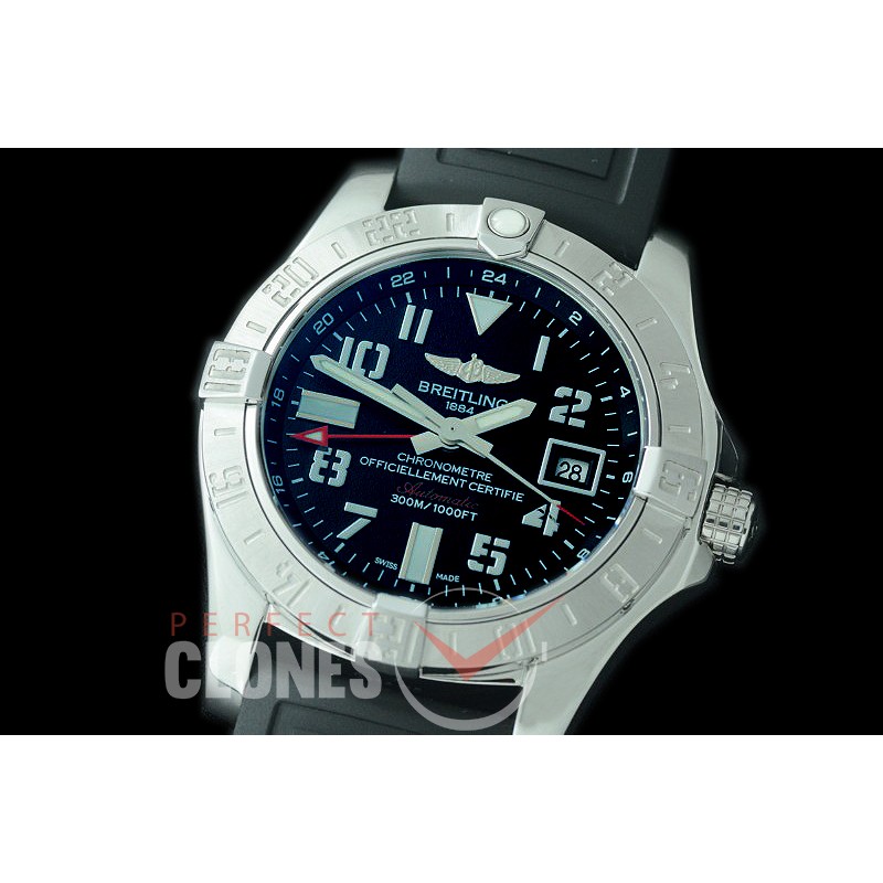 0 BLSA2-1007R Avenger II GMT SS/RU Black Num Asian 2836