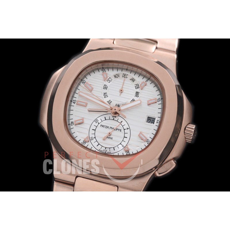 PPNTCC-131 Nautilus Calender Complications RG/RG White Sticks Asian Customized Movt 
