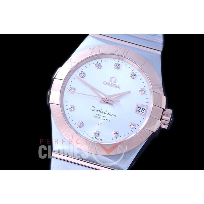 0 OMCON-38-126 XF Constellation Co Axial SS/RG Silver Diamonds VS 8500
