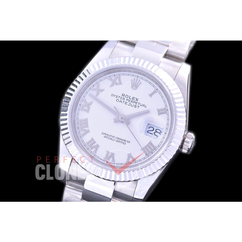 R36DJS-571 126234 SS/SS Fluted/Oyster 2019 White Roman A-2824