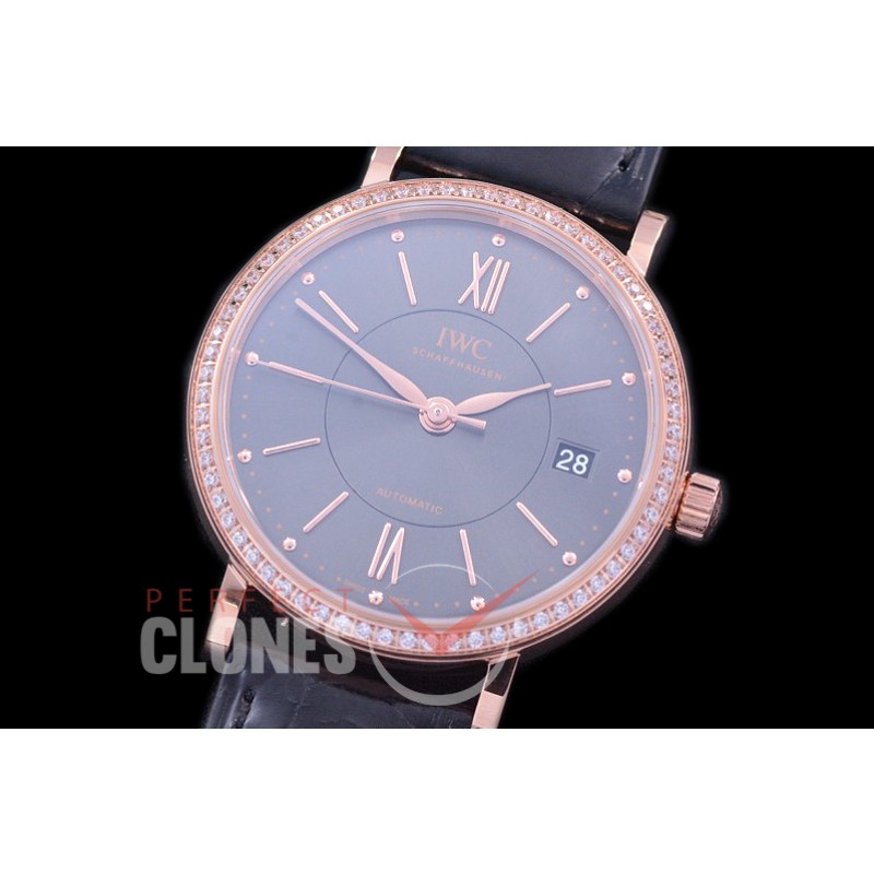 0 0 IWPTL-112 M+F Portofino 37 Automatic IW485107 RG/LE Grey A-35111 