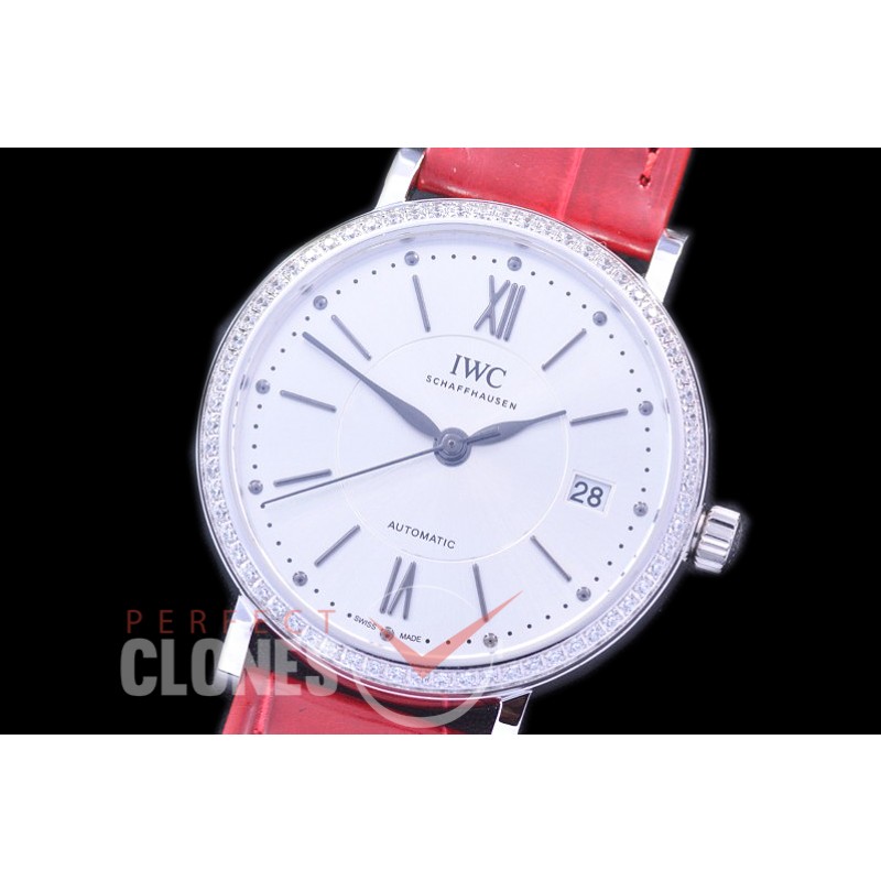 0 0 IWPTL-101 M+F Portofino 37 Automatic IW485109 SS/LE Silver A-35111 