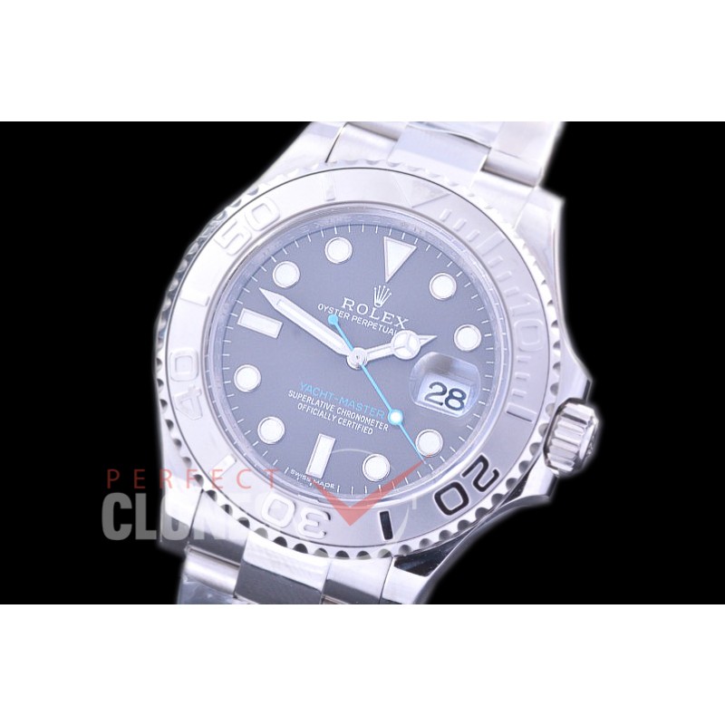 0 0 0 RYMEN00901 NF 126622 904L Steel Yachtmaster Men SS Dark Rhodium SA-3135