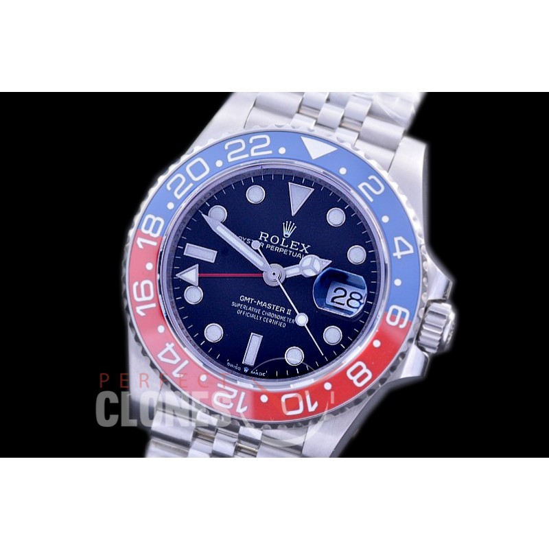 0 0 0 0 0 RLGS00987 BP GMT 126710BLRO Pepsi SS/SS Black A-2813 CHS 