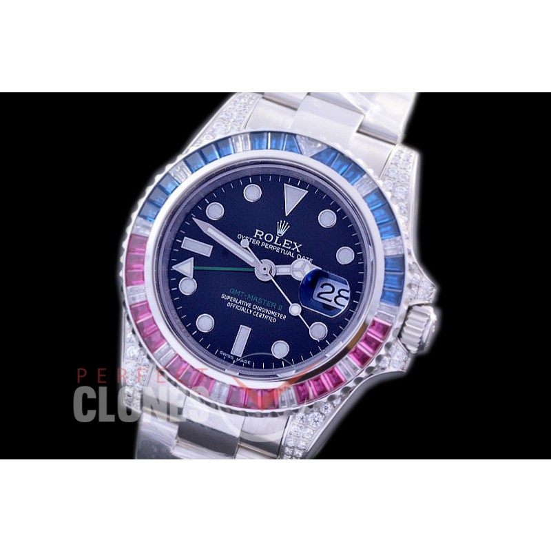 0 0 0 0 0 RLGS00999 116719 GMT SS/Diam/SS Black A-2813 CHS