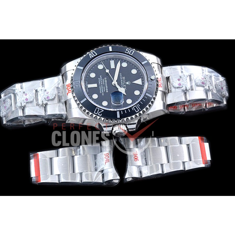 0 0 0 RLS-SP-025 GMF Skull Special Edition 904 Steel Submariner 116610LN SS/SS Black A-2836