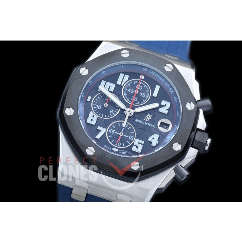 AP26400-953 Royal Oak Offshore Chronograph 26400 SS/RU Blue Seiko VK6 Quartz