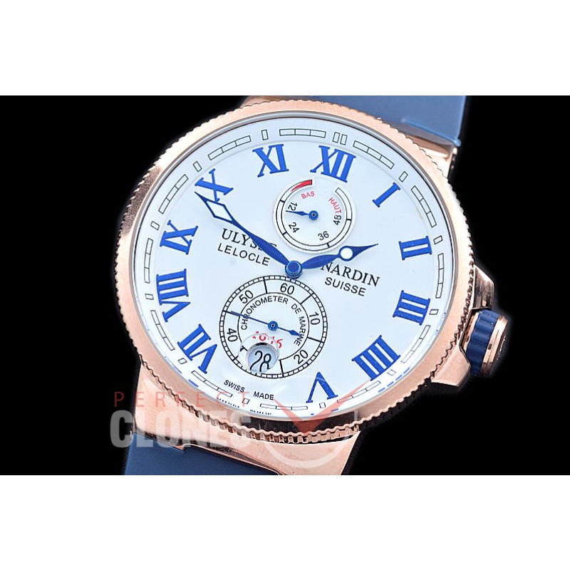UNMM-321 Maxi Marine RG/RU White-Blue Classic Roman Asian PR M