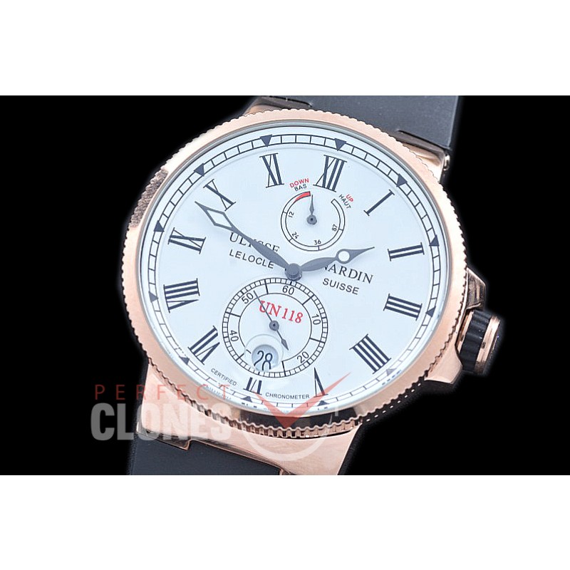 UNMM-341 Maxi Marine RG/RU White Vintage Roman Asian PR M