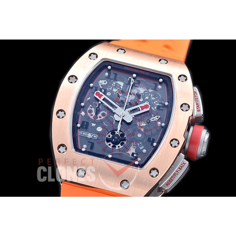 0 RM011-912 Felipe Massa Rose Gold RG/RU Skeletonized A-7750 28800