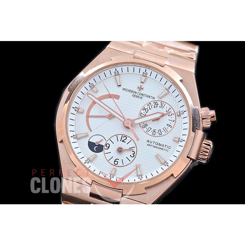 0 VCO-051S Overseas Calendar/Power Reserve/Duo Time Zone Complications RG/RG White Asian Modified Movt