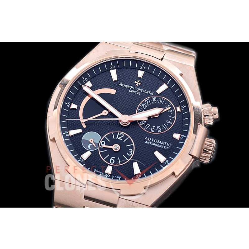 0 VCO-052S Overseas Calendar/Power Reserve/Duo Time Zone Complications RG/RG Black Asian Modified Movt