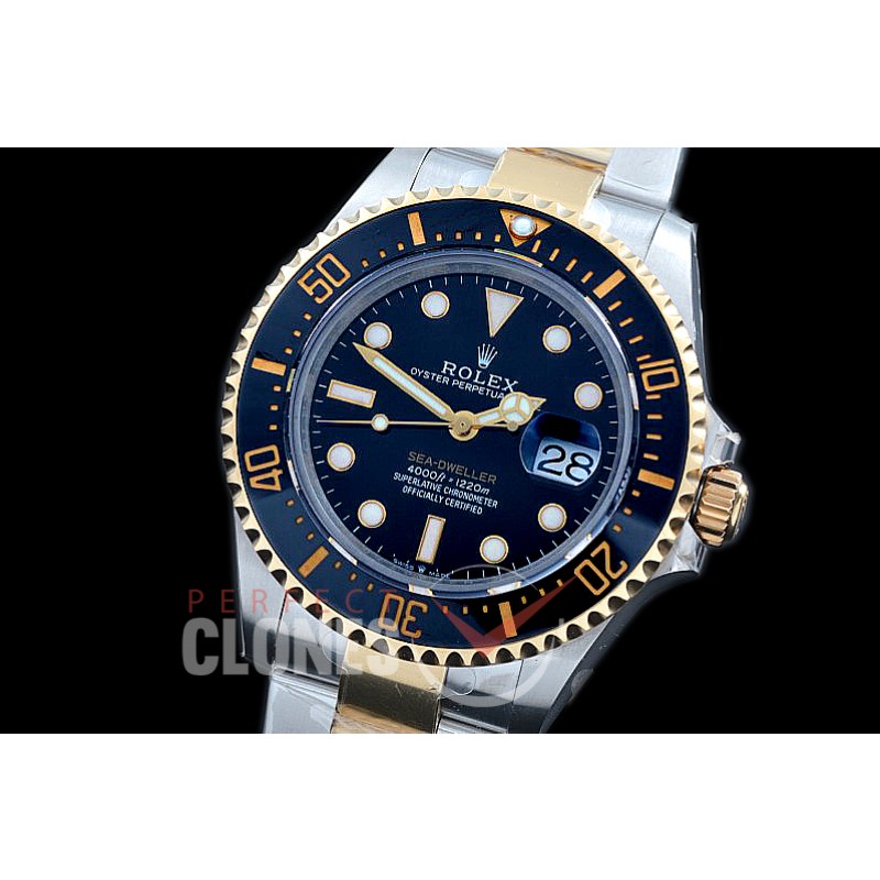 0 0 0 0 0 0 RLSD00027 BP 43mm Sea Dweller 4000 126603 SS/YG Black A-2824 