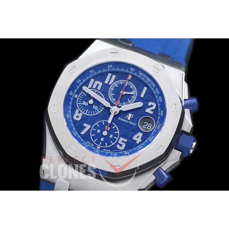 AAP00127 2018 Royal Oak Chrono 26470 Indigo Blue SS/RU Blue A-3126 Sec@12