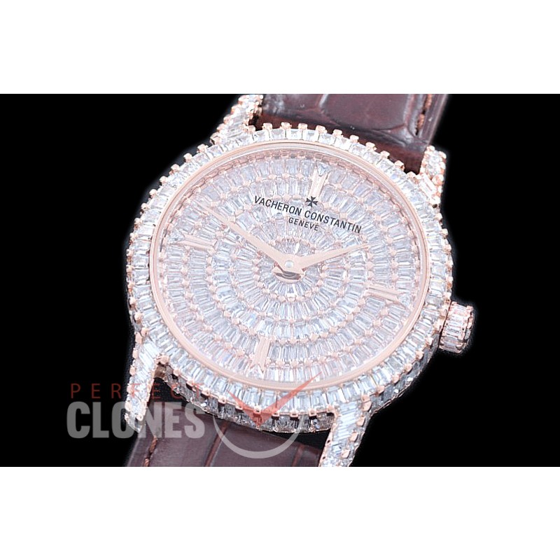 0 0 0 VCP00022 Patrimony Bling RG/LE Diam Jap Miyota 9015