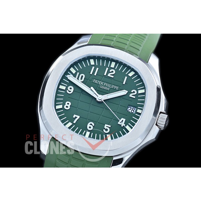 0 0 PPAQ-5167-024 ZF Aquanaut 5168-001 42mm SS/RU Green Miyota 9015 Modified Calibre 324SC