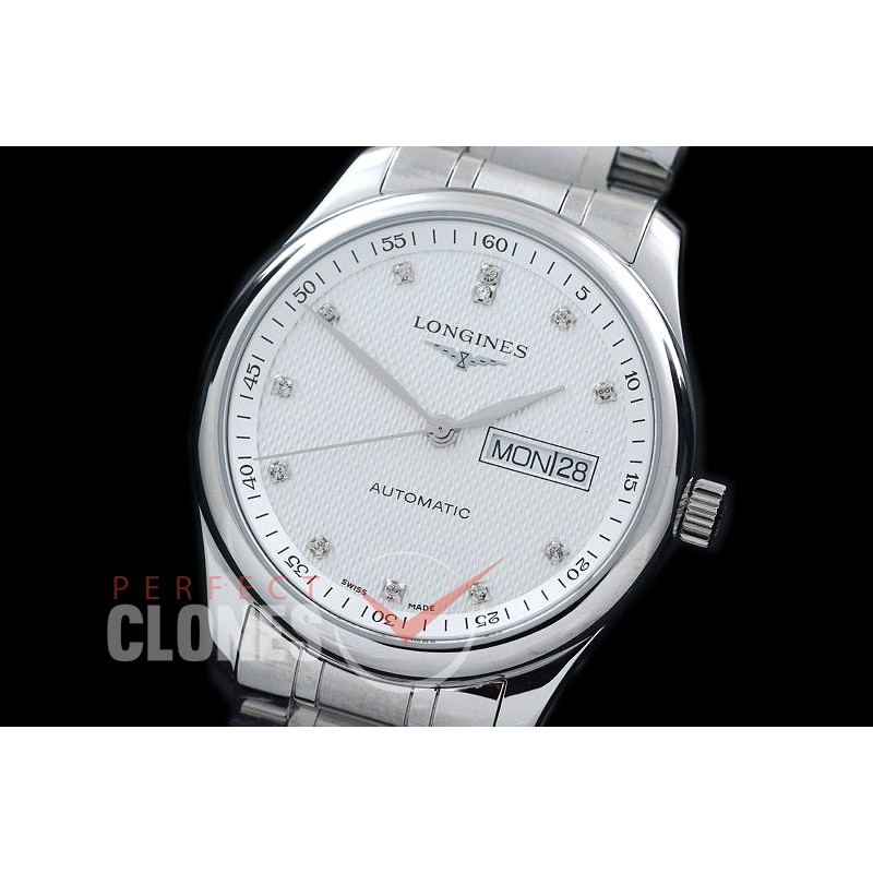0 LG00191S XF Master Daydate Automatic Date SS/SS White Diamonds A-2824