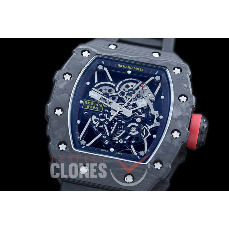 0 0 0 RM035-02-011 KVF RM035-02 Rafal Nadal Tourbillon NTPT/RU Skeleton Customized Movt