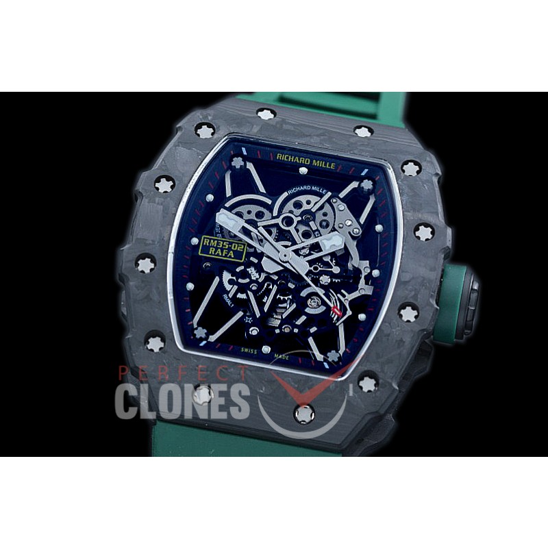 0 0 0 RM035-02-011B KVF RM035-02 Rafal Nadal Tourbillon NTPT/RU Skeleton Customized Movt