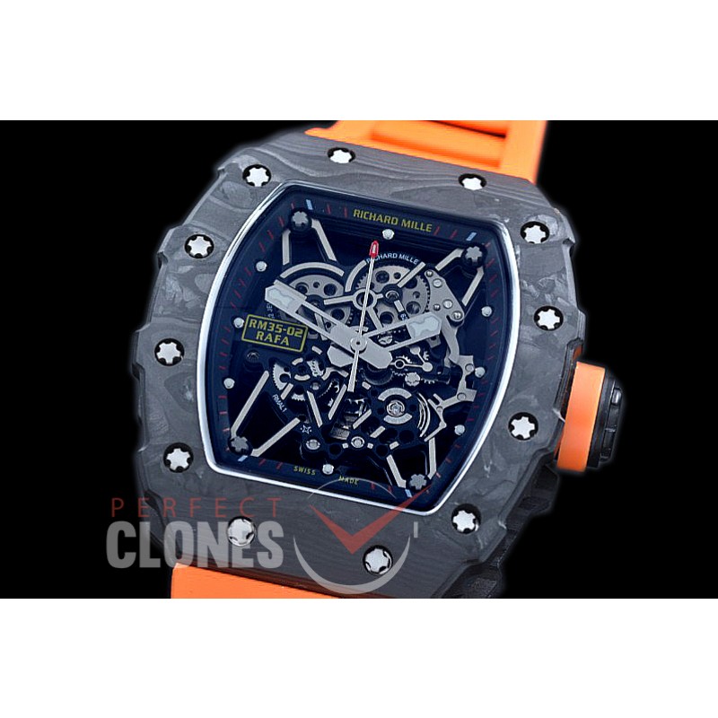 0 0 0 RM035-02-011A KVF RM035-02 Rafal Nadal Tourbillon NTPT/RU Skeleton Customized Movt