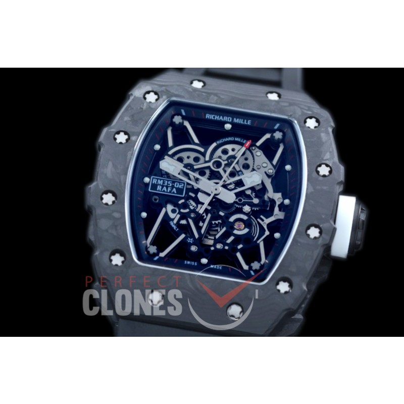 0 0 0 RM035-02-011C KVF RM035-02 Rafal Nadal Tourbillon NTPT/RU Skeleton Customized Movt