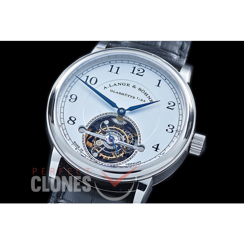 0 0 AL1815-081 Lange 1815 Tourbillon SS/LE White Bridged Tourbillon 