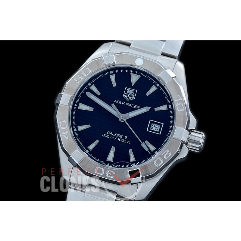 0 0 TGAQ-C5-022 Aquaracer Calibre 5 Automatic SS/SS Black Asian 2824