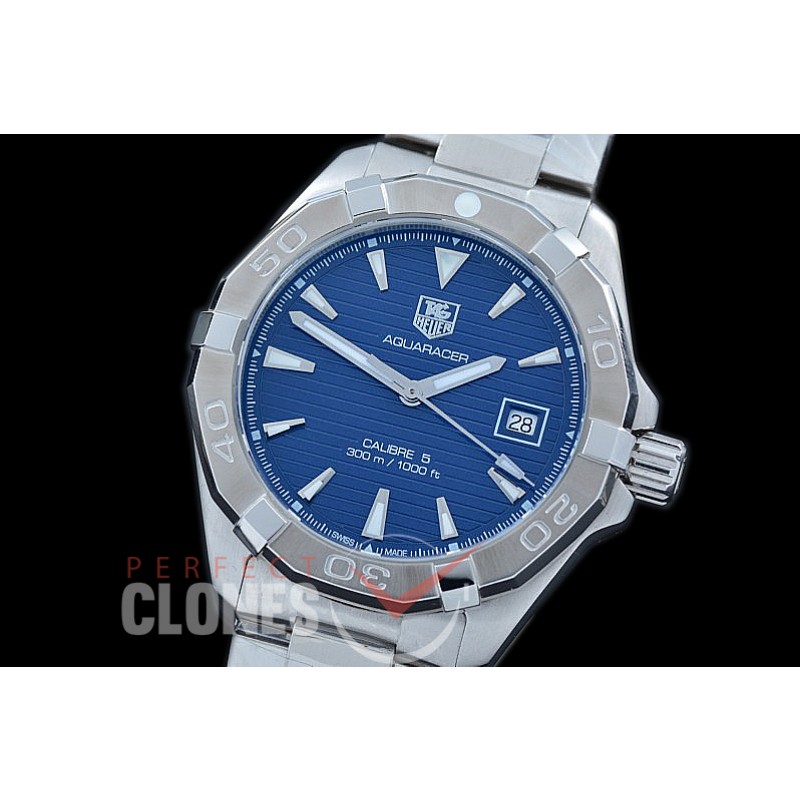 0 0 TGAQ-C5-023 Aquaracer Calibre 5 Automatic SS/SS Blue Asian 2824
