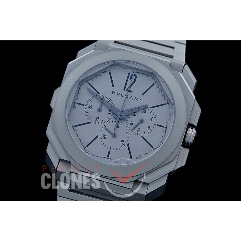 BVL-OCT-151 Octo Chronograph PVD/PVD Light Grey Jap OS 20 Quartz 