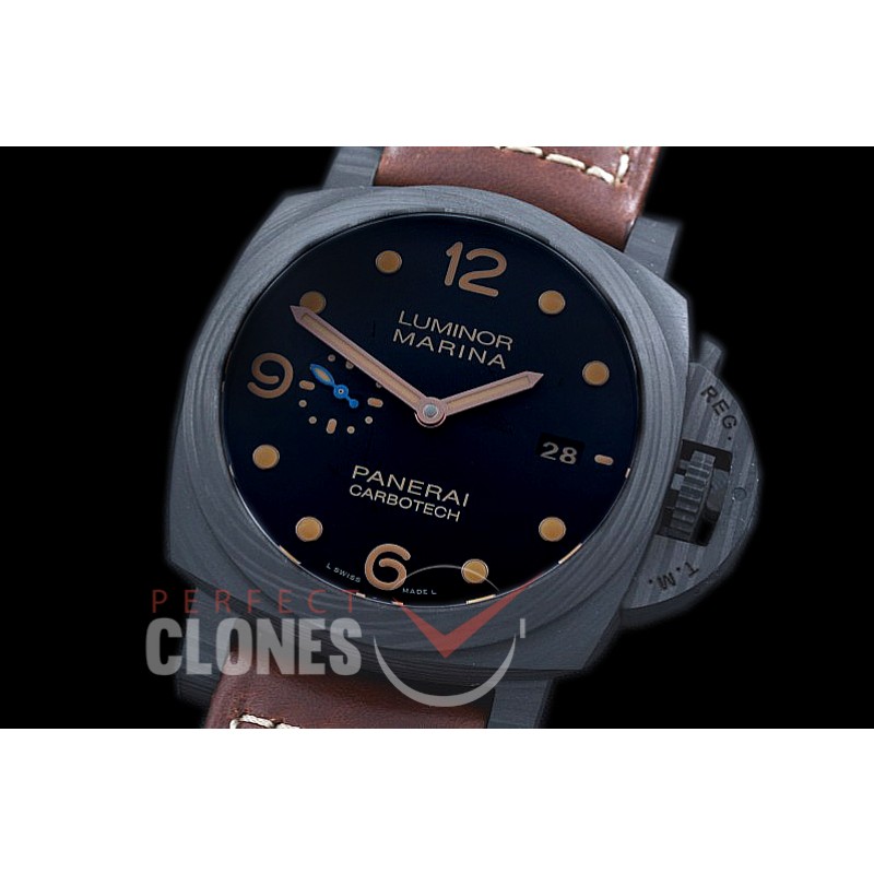 0 0 0 0 PN661T01 XF/VSF Pam 661T Luminor 1950 3 Days Carbotech Marina FC/LE Black VS P9010 