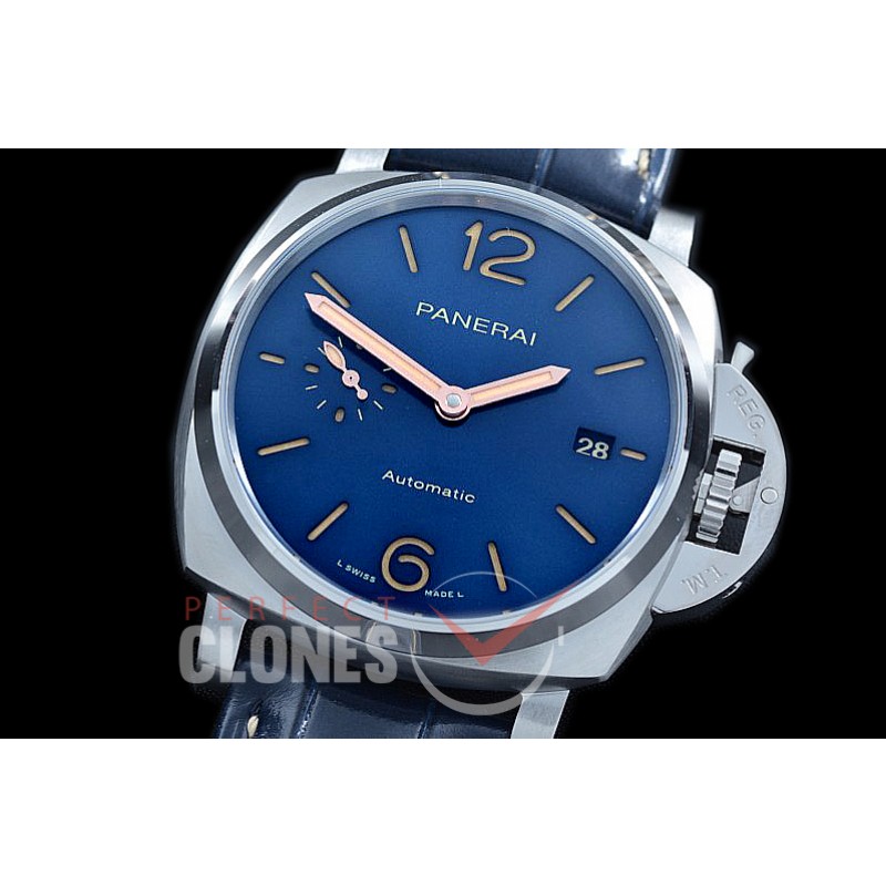 0 0 0 0 PN927V01 XF/VSF Pam 927V Luminor Due 3 Days Date SS/LE Blue VS P900