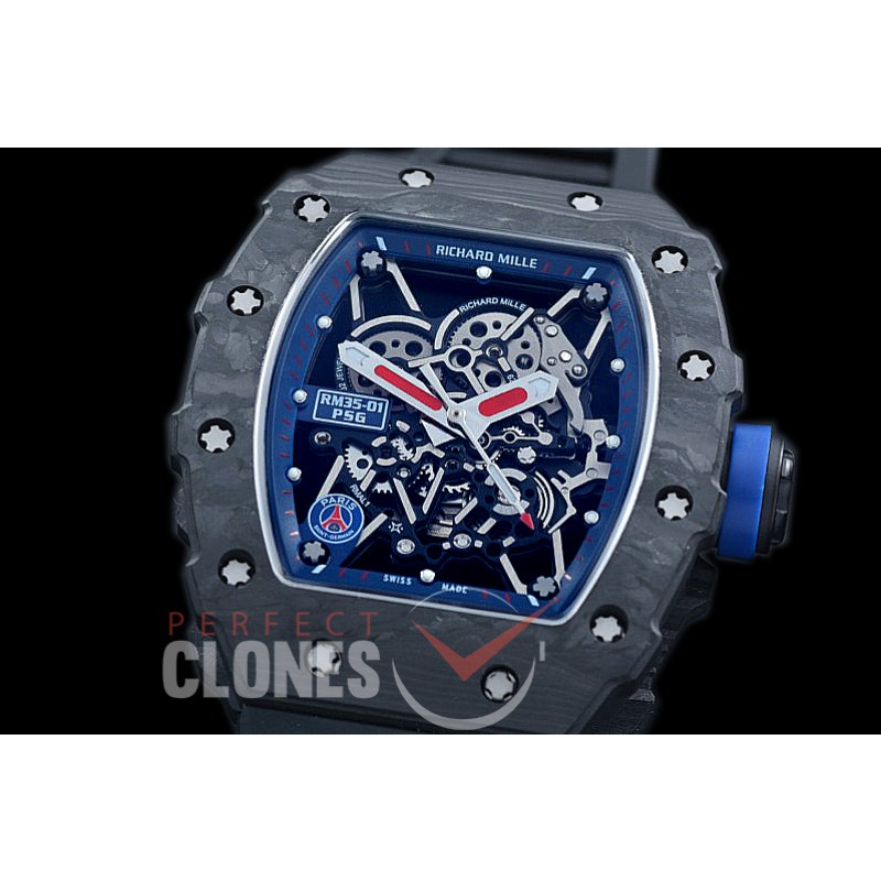 0 0 0 RM035-02-018 KVF RM035-02 PSG Special Edition Tourbillon NTPT/RU Skeleton Customized Movt