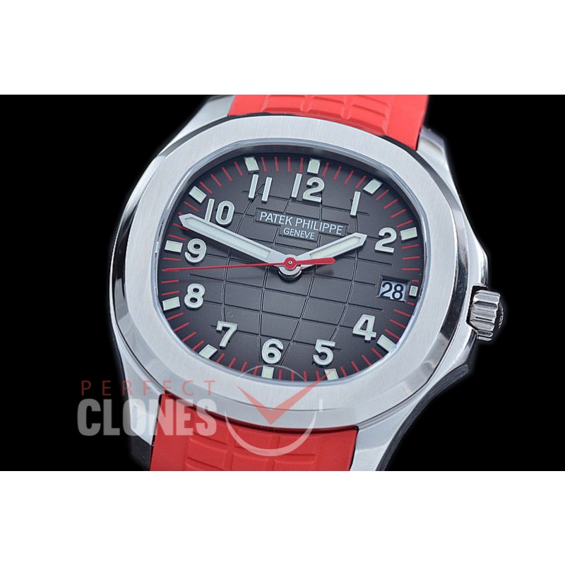 0 0 PPAQ-5167-023 ZF Aquanaut 5167-001 Singapore Special 2019 Edition SS/RU Dark Grey Miyota 9015 Modified Calibre 324SC