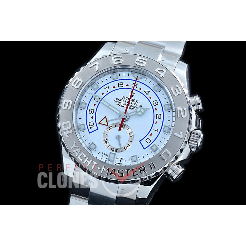 0 0 0 RYM2-051 JHF Yachtmaster II 116689 SS/SS White A-7750
