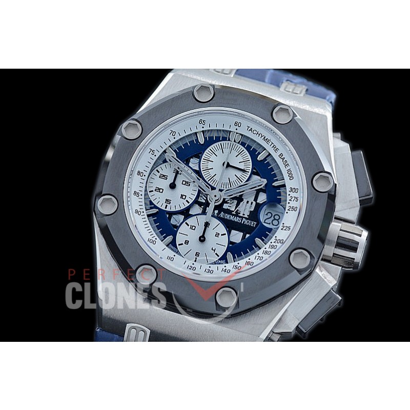 AAP01002 ARF Royal Oak Offshore 26078 Ruben Barrichello II Limited Edition TI/LE Blue A-3126
