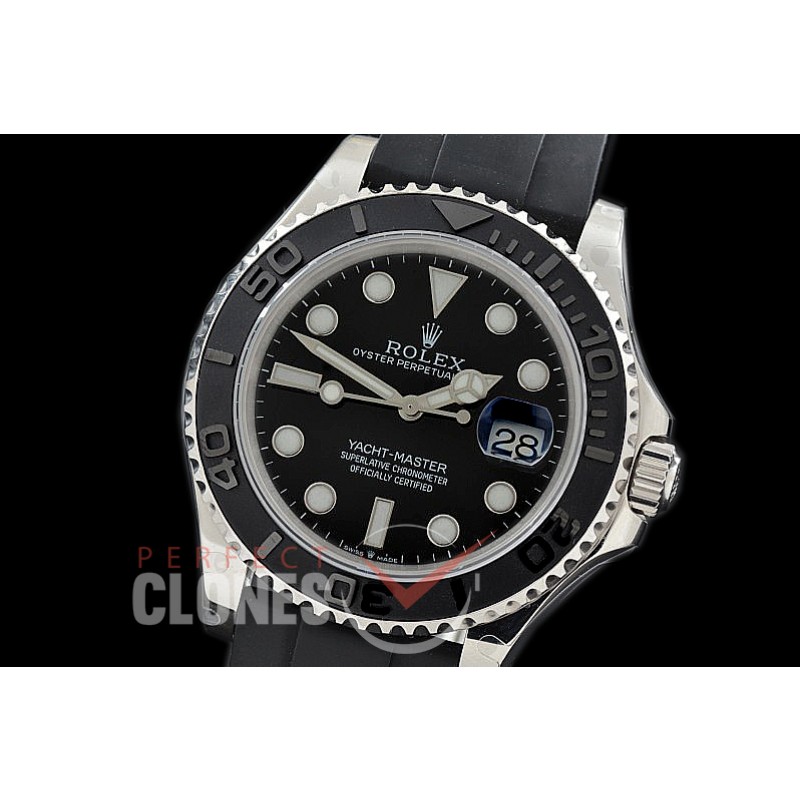 RYM-42-011S BP 2019 Yachtmaster 42 226659 Men Oysterflex CER/SS/RU Black SA 3235