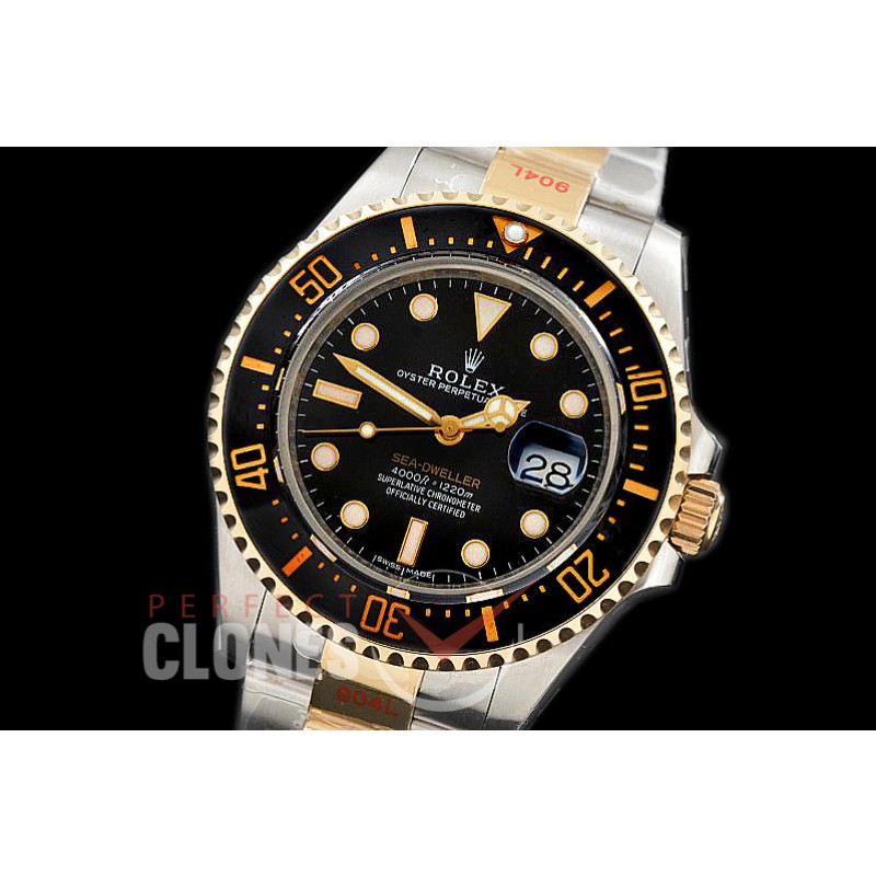 0 0 0 0 0 0 RLSD00975 GMF 2019 43mm Sea Dweller 4000 126603 SS/YG Black VR 3235 904L Steel