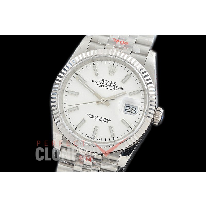 R36DJS-3235-101 GMF 126234 SS/SS Fluted/Jubilee White Sticks SH 3235 904L Steel 