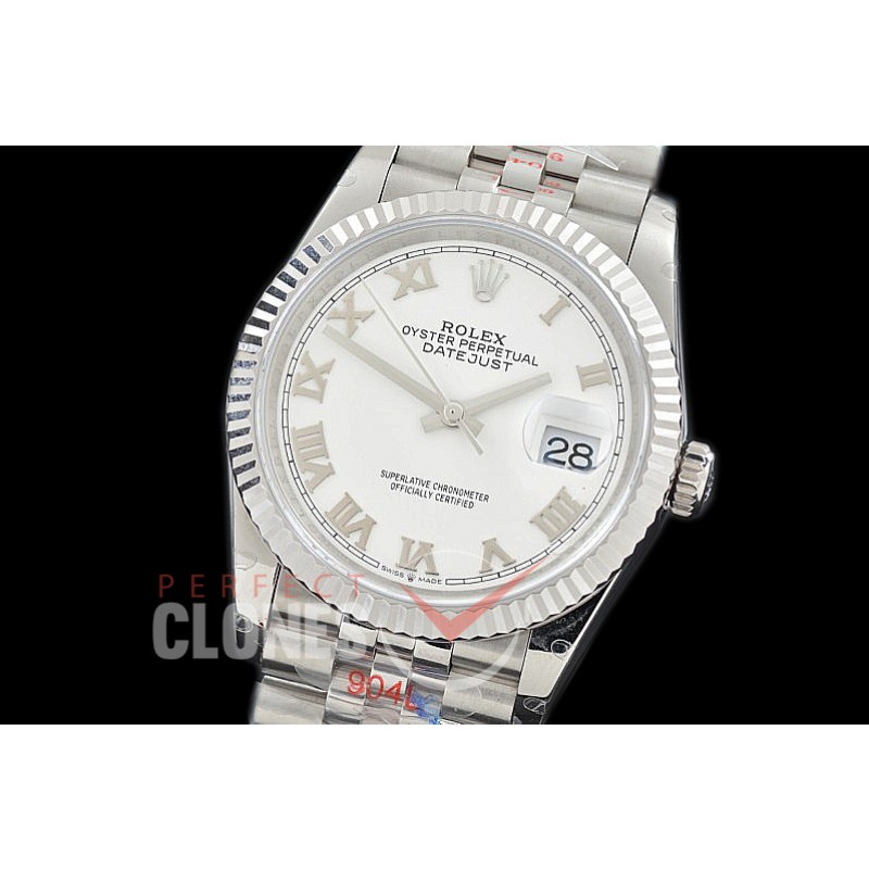 R36DJS-3235-121 GMF 126234 SS/SS Fluted/Jubilee White Roman SH 3235 904L Steel 
