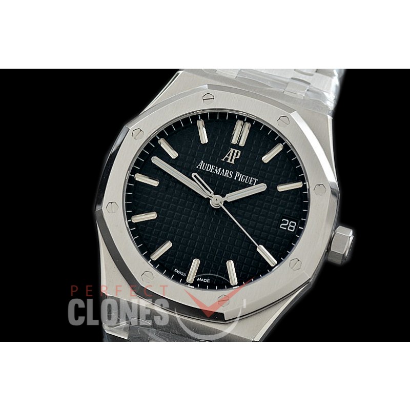0 0 0 AP15500-052 ZF V2 AP15500ST Royal Oak Automatic SS/SS Black Miyota Asian Clone Calibre 4302 28800bph