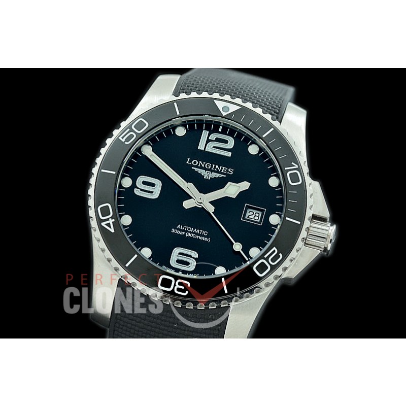 0 LG-HC-101R ZF HydroConquest Ceramic Automatic SS/RU Black Miyota 9015 