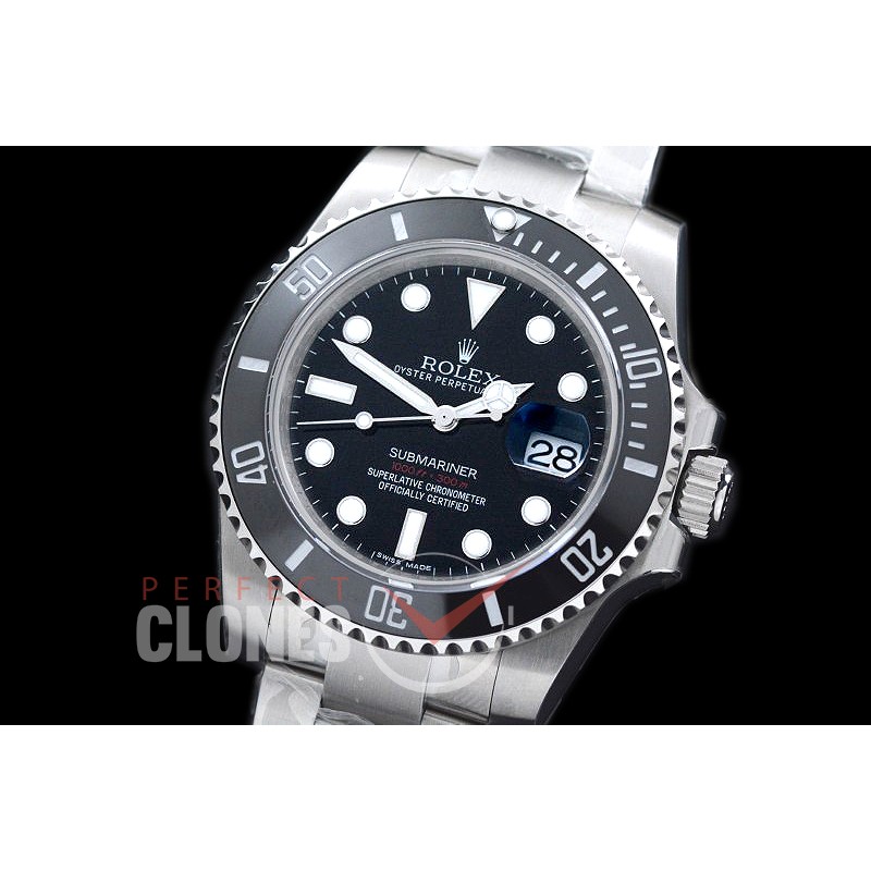 0 0 0 0 RLSS00976 GMF 904L Steel Special Red Submariner 116610 SS/SS Black A-2836