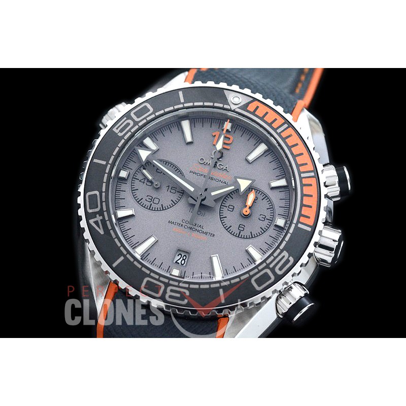 0 OMCPO45-901R 2016 Planet Ocean Chrono SS/RU Grey A-7750