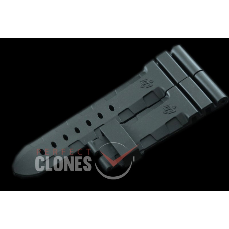 0 0 0 PNA-44-101 Diver Style Rubber Strap - Black 