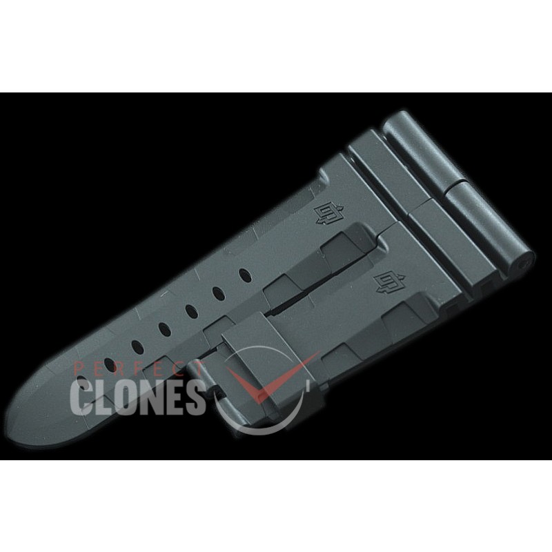 0 0 0 PNA-47-101 Diver Style Rubber Strap - Black 