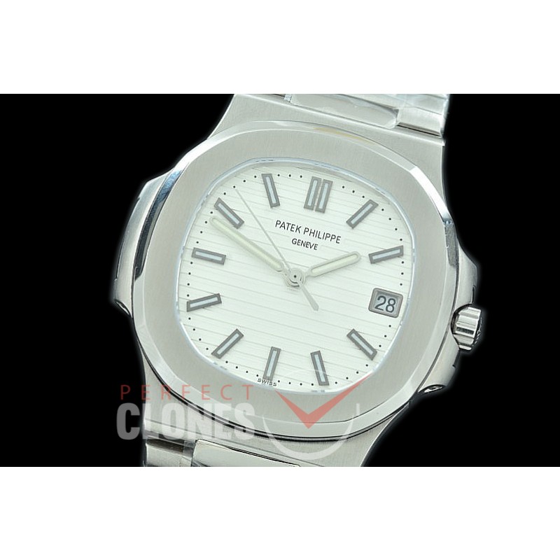 PP00351S TBF Nautilis 5711 SS/SS White Miyota 9015 Modified Calibre 324SC