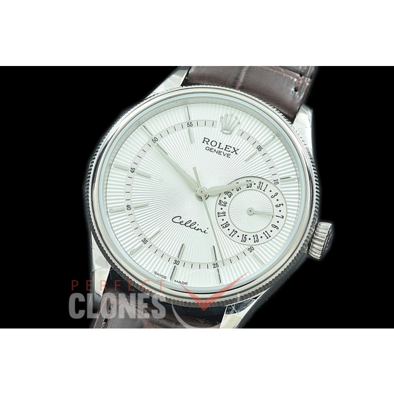  0 0 0 RLCDT00011 GMF 50519 Cellini Date SS/LE White Sticks SA 3165