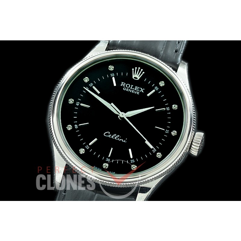  RLCT00027 GMF 50509 Cellini Time SS/LE Black Roman SA 3132